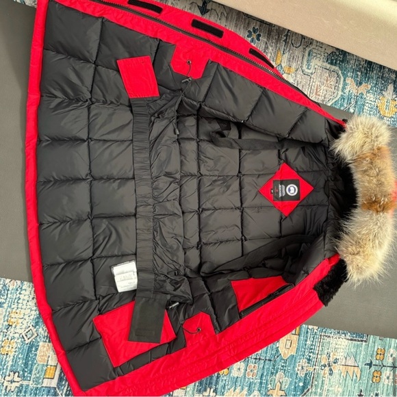 Canada Goose Red Expedition Parka S - Picture 14 of 16